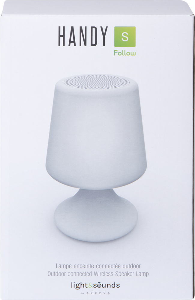 Color Block Lampe Salon Enceinte Bluetooth 7 couleurs Waterproof