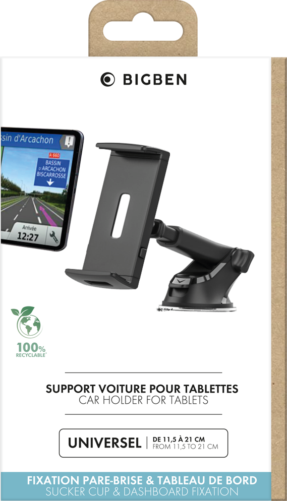 Support de tablette de tableau de bord de voiture support de pare