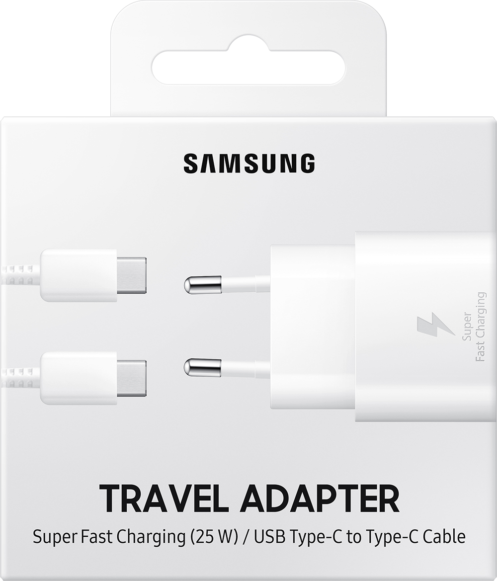 Chargeur Samsung USB-C 25W Blanc