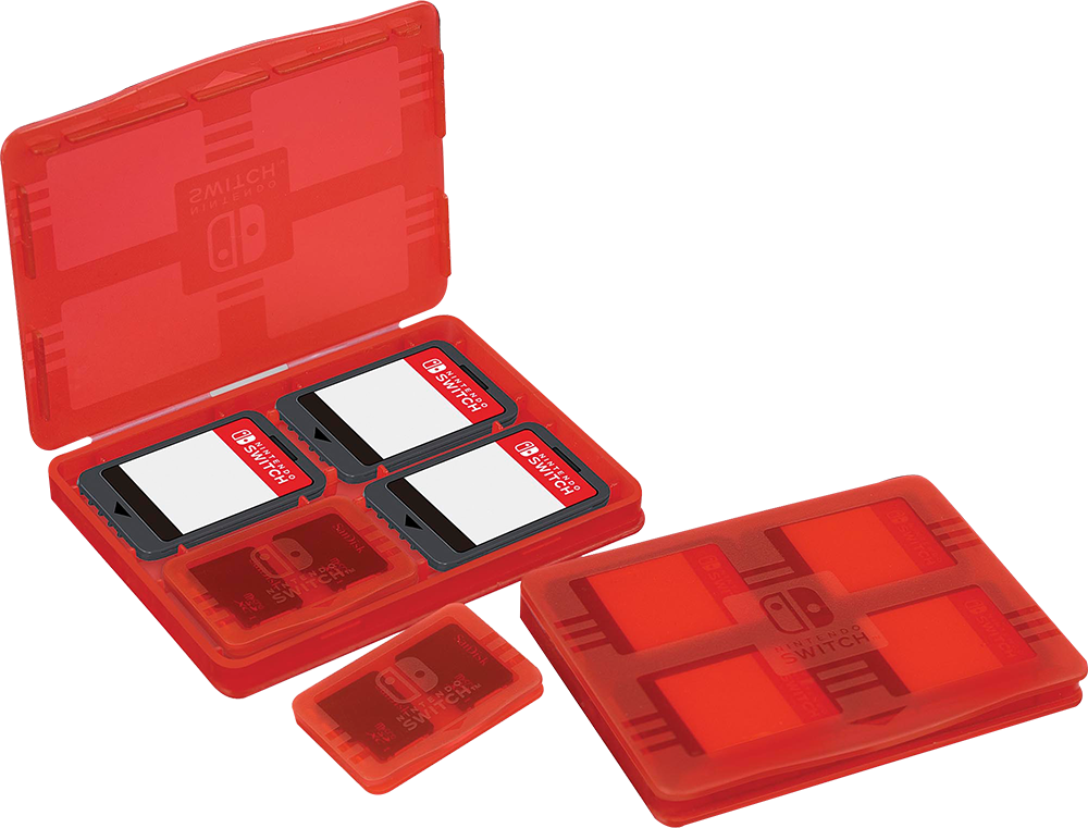 Rouge - Boîte de rangement pour carte de jeu Nintendo Switch, étui