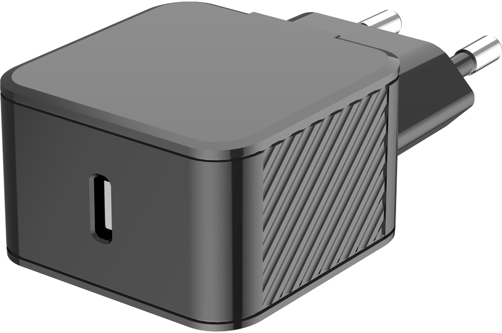 Image secondaire de Chargeur maison 45W Power Delivery Noir - 100% Plastique recyclé Bigben