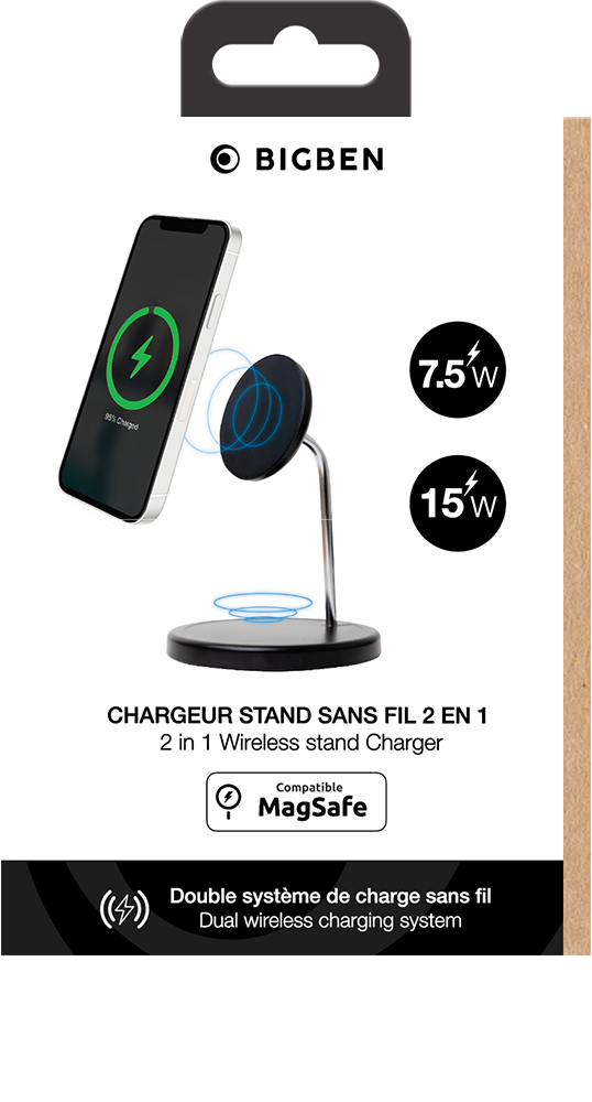 Chargeur magnétique MagSafe personnalisable sans fil - Coque-Design