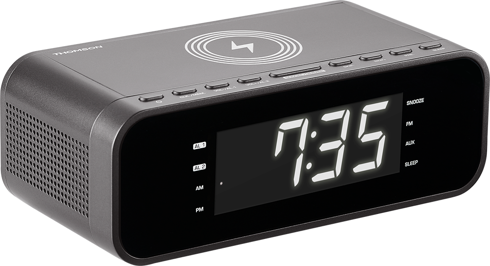 Radio-réveil Intelélectro avec chargement sans fil - Style et  fonctionnalité en un 