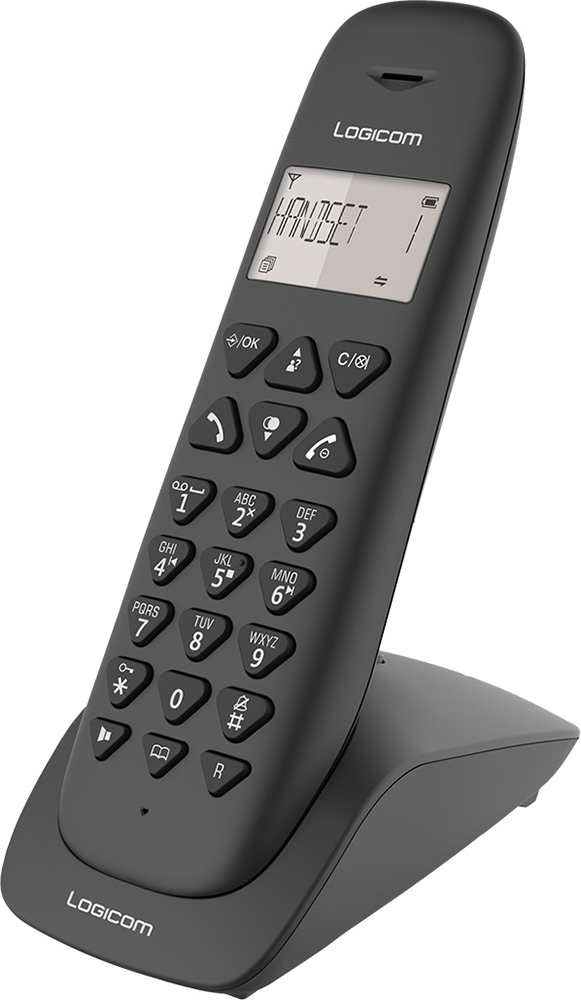 Logicom Confort 155T Téléphone fixe sans fil (avec répondeur) Blanc