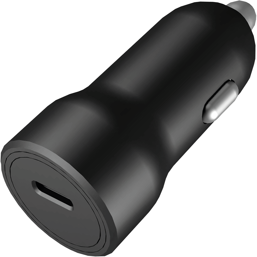 Chargeur allume-cigare usb-c 20w + cable usb-c noir Essentiel B