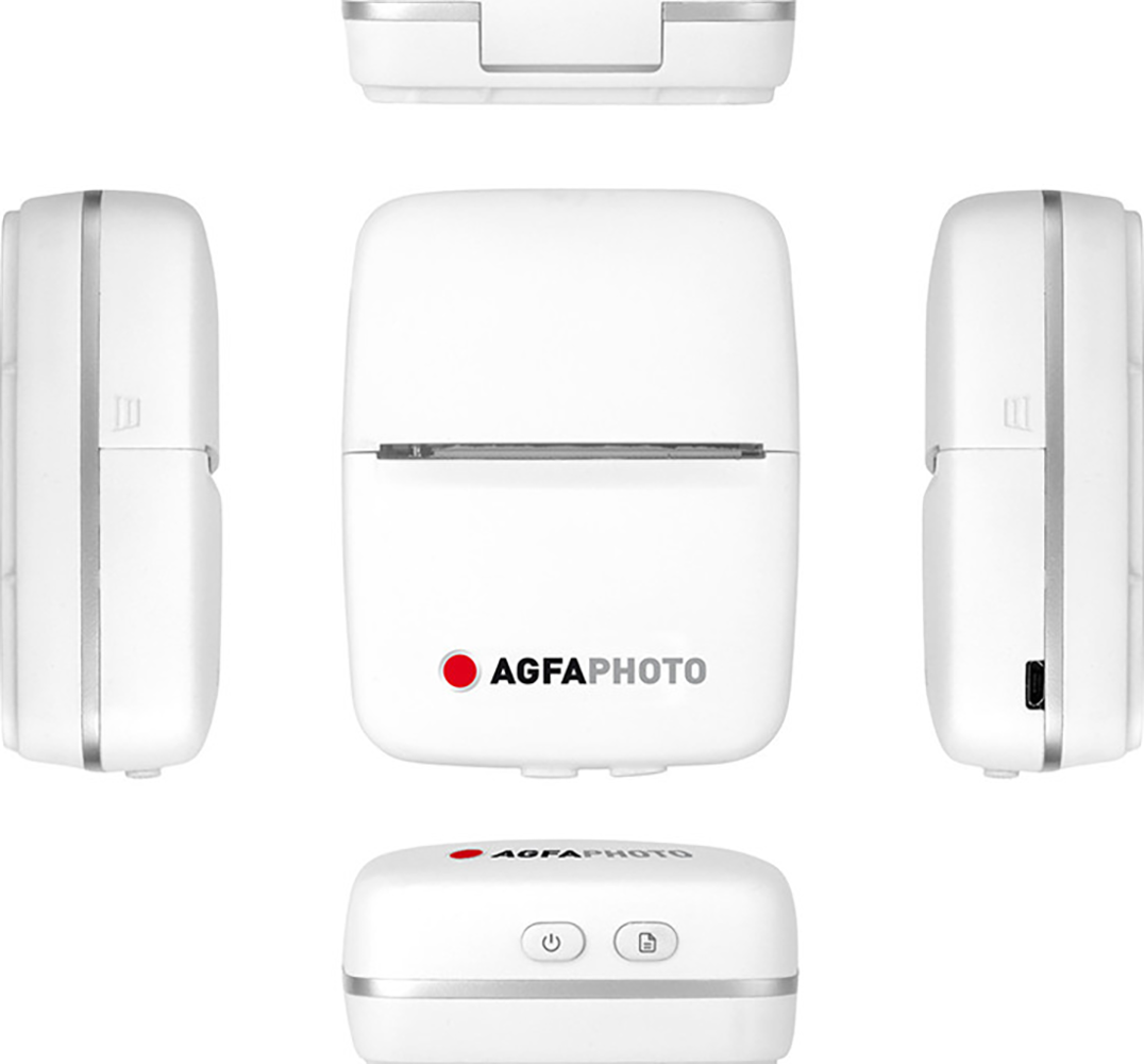 Agfa photo atp3wh – pack 3 rouleaux de papier thermique blanc