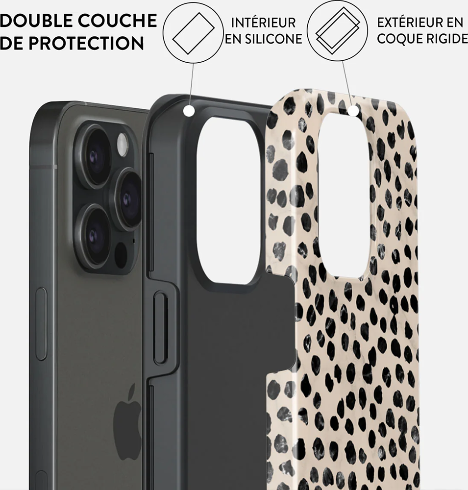 Image secondaire de Coque Tough iPhone 15 Pro Almond Latte Burga