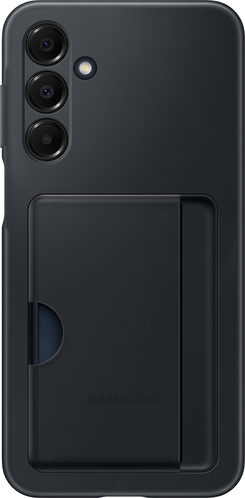 Image secondaire de Coque Samsung Galaxy A16 4G / Galaxy A16 5G souple Ultra fine avec porte-carte intégré Noir Samsung