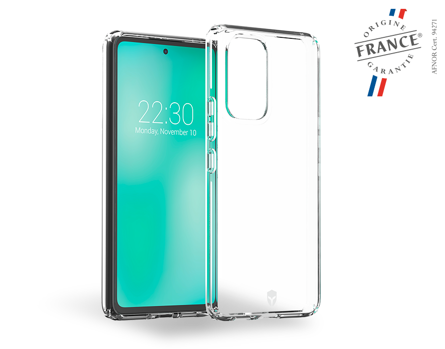 Coque renforcée Samsung Galaxy A53 5G FEEL Origine France Garantie 2m Transparente Vrac - Origine France Garantie Force Case