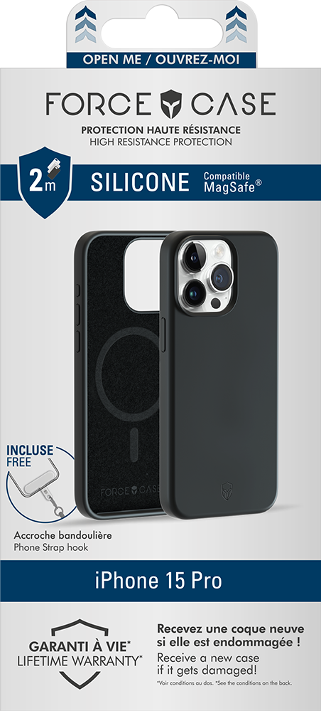 Coque de protection intégrale antichoc renforcée iPhone 12 / 12 Pro.