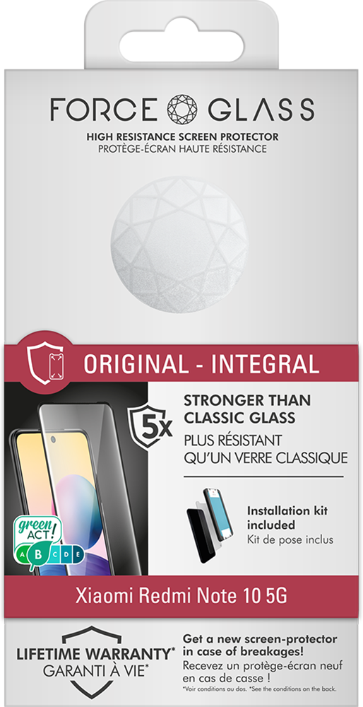 FORCE GLASS Original pour iPhone 11 / XR, protège-écran Transparent - Force  Mobility