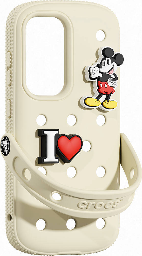 Image secondaire de Coque Samsung Galaxy S25 Crocs Designed for Samsung Beige Samsung