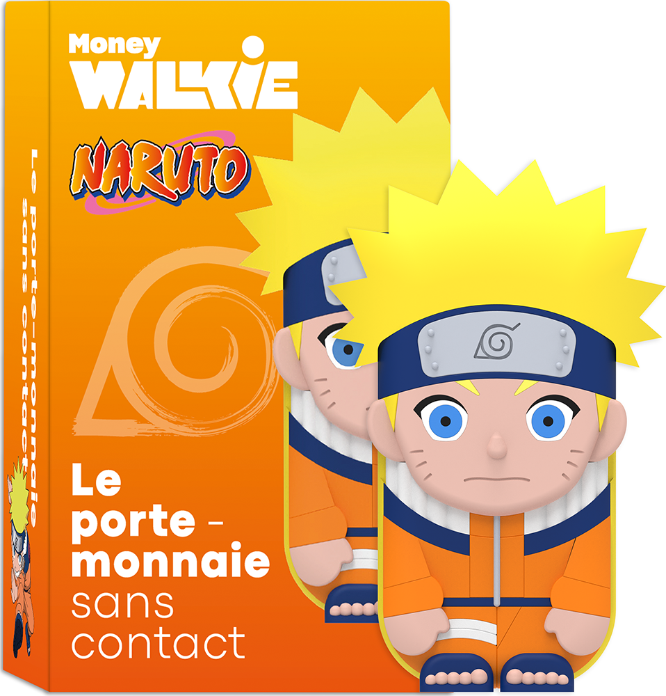 Porte monnaie sans contact Naruto Money Walkie