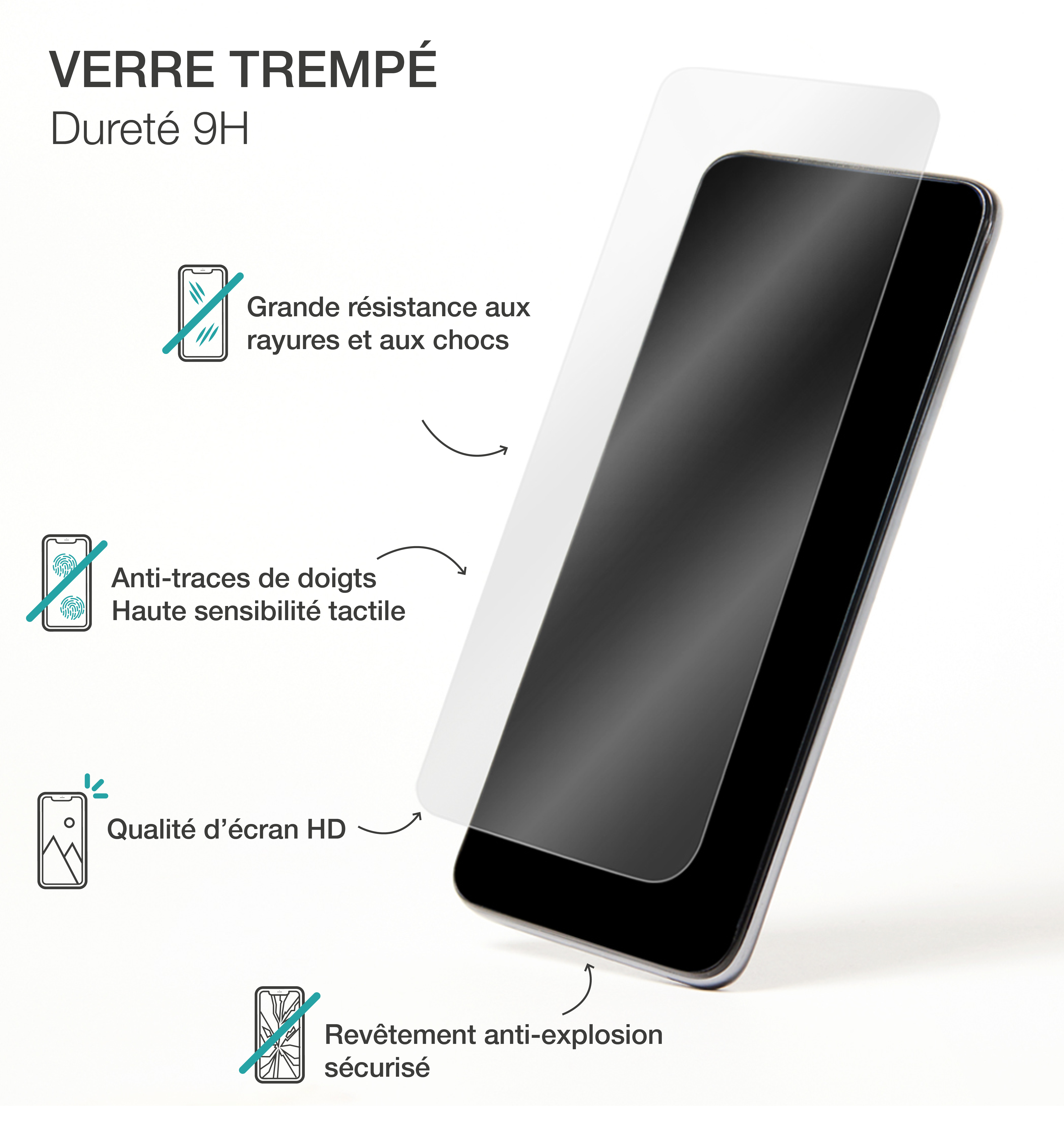 Image secondaire de Protège écran 2.5D en Verre trempé pour Samsung Galaxy S25 Ultra + SmartFrame - 60% verre recyclé Certifié GRS Bigben