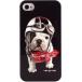 Coque rigide Teo Jasmin Racing noire pour iPhone 4/4S