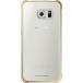 Coque rigide Samsung EF-QG920BF transparente et dorée pour Samsung Galaxy S6