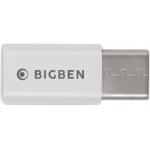 Micro USB to USB C Adapter White Bigben