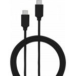 Black Bigben USB-C/USB-C Power Delivery 2m cable