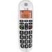 PhoneEasy 100W duo - Wireless Fixed line Phone White Doro