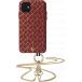 Box iPhone 11 Leather Case StGermain with Shoulder strap Bordeaux Artefakt