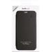 Folio iPhone 12 / 12 Pro en Cuir Premium dos Crystal Noir Beetlecase