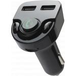 2.4A dual USB A+A FastCharge with FM Transmitter Car Charger Black Bigben
