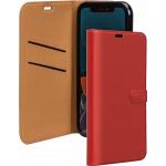 Etui Folio Wallet iPhone 12 Pro Max Rouge - Fermeture avec languette aimantée Bigben