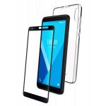 Pack Wiko Y51 Transparent Case + Heat-tempered glass Wiko