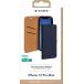 Etui Folio Wallet iPhone 12 Pro Max Bleu Marine - Fermeture avec languette aimantée Bigben