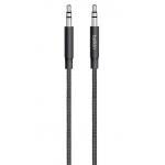 Jack 3.5mm to Jack 3.5mm Cable 1,2m Black metal Belkin