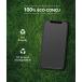 Protège écran Plat iPhone XR / 11 Eco-conçu avec kit de pose Just Green