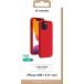 Coque iPhone 13 mini Silicone SoftTouch Rouge Bigben