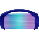 PARTY LITE - Wireless Speaker with Light Effects with Microphone Blue Party
