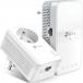 Kit 2 CPL AV1000 Gigabit avec prise gigogne AC1200 Blanc TP-Link