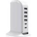 Chargeur maison multi ports 4 USB-A + 2 USB-C 40W Blanc Bigben