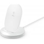 Chargeur induction Stand 15W avec chargeur QC 3.0 24W Blanc Belkin