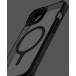 Coque Renforcée iPhone 14 Plus Compatible MagSafe Hybrid Solid R 100% Plastique recyclé Transparente Noire Itskins