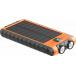 Powerbank Solaire 10000 mAh USB 2A+C Orange/Noir Bigben