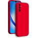 Coque Samsung G A54 5G Silicone + dragonne assortie Rouge Bigben