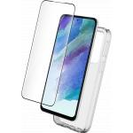 Pack Samsung G S23 FE Coque Transparente + Verre trempé + SmartFrame™ Bigben