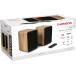 Enceinte Bluetooth® Bibliothèque WS602DUO 100W Bois Thomson