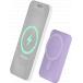 Powerbank 5000mAh Compatible MagSafe Induction 5W Violet Bigben