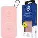 Powerbank PastelUp USB A+C 10000mAh Compatible MagSafe + 2 Câbles Rose 3MK