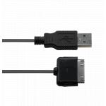 Câble USB A / 30 PIN 1A 1.2m Noir