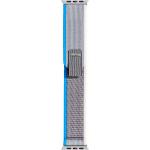 Bracelet Trail pour Apple Watch 42-44-45-49mm Gris et Bleu Bigben