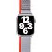 Bracelet Trail pour Apple Watch 42-44-45-49mm Gris et Rouge Bigben