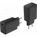 45W USB C PD Power Delivery Wall Charger Black Bigben