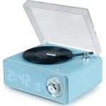 Retro Wireless Speaker & Alarm Clock Blue Bigben Audio