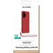 Coque Samsung G A32 5G Silicone + dragonne assortie Rouge Bigben