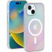 iPhone 15 MagSafe Compatible Hybrid Case Semi-transparent Iridescent Bigben